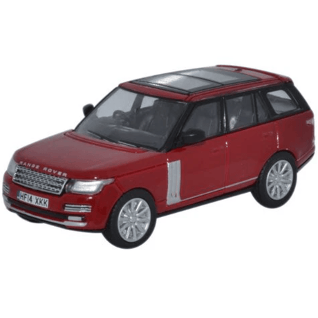 Oxford Diecast 76RAN003 Range Rover Vogue Firenze Red - 1:76 Scale Model - Phillips Hobbies