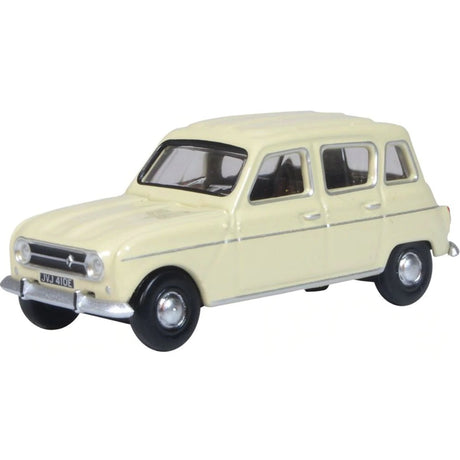 Oxford Diecast 76RN001 Renault 4 Beige - Phillips Hobbies