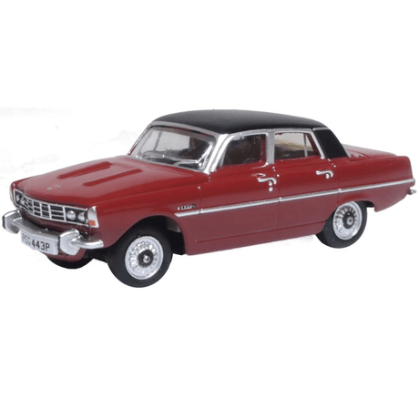 Oxford Diecast 76RP007 Rover P6 Brigade Red - 1:76 Scale Model - Phillips Hobbies