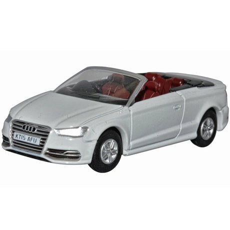 Oxford Diecast 76S3001 Audi S3 Cabriolet Glacier White - Phillips Hobbies