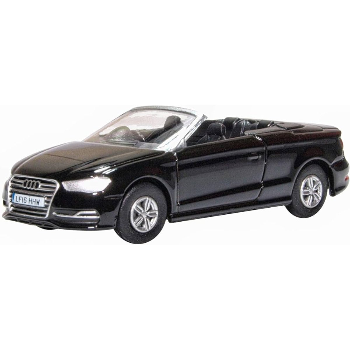 Oxford Diecast 76S3002 Audi S3 Cabriolet Mythos Black - Phillips Hobbies