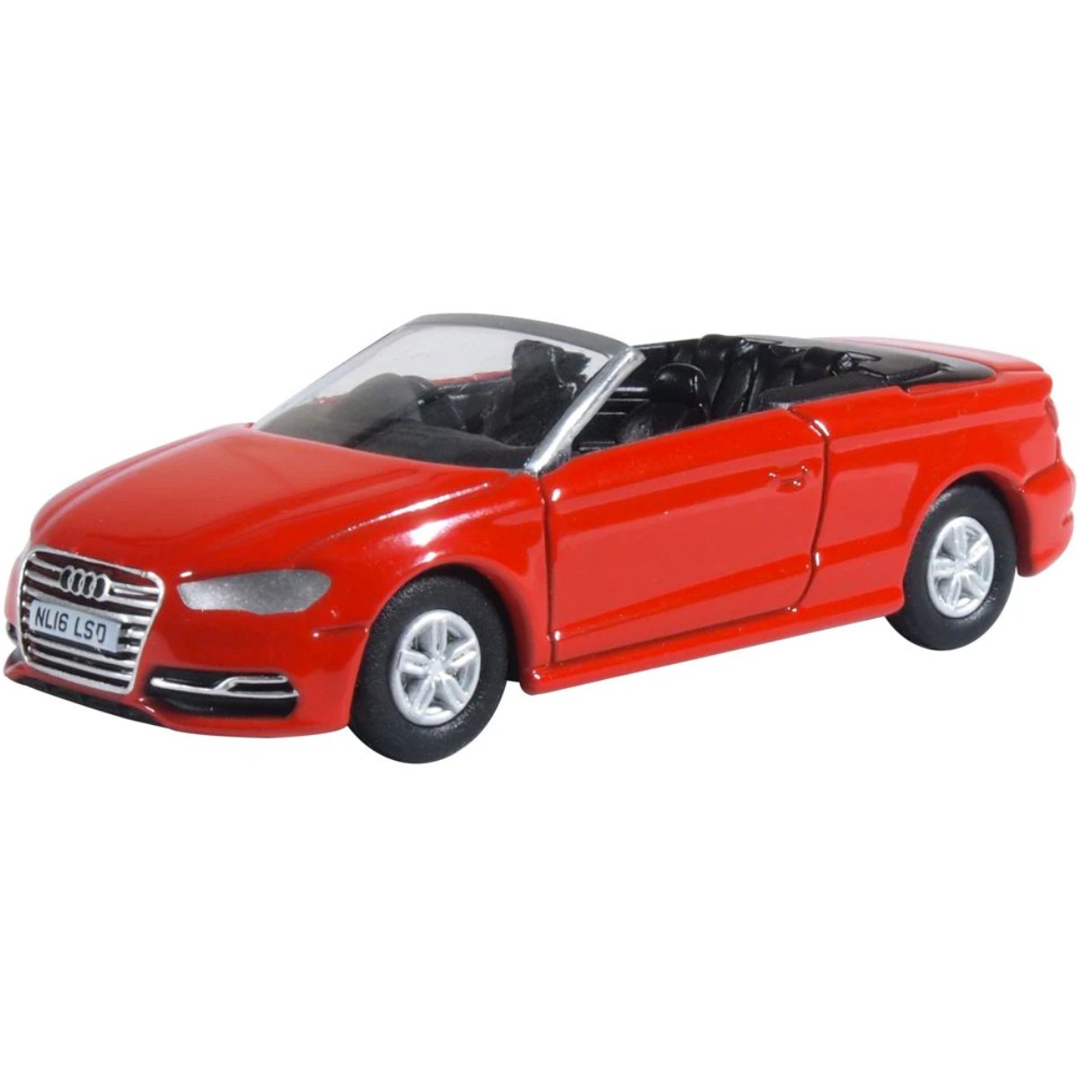 Oxford Diecast 76S3003 Misano Red Audi S3 Cabriolet - Phillips Hobbies