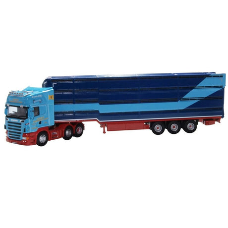 Oxford Diecast 76SCA01LT Scania Houghton Livestock Transporter - George Anderson & Son - Phillips Hobbies