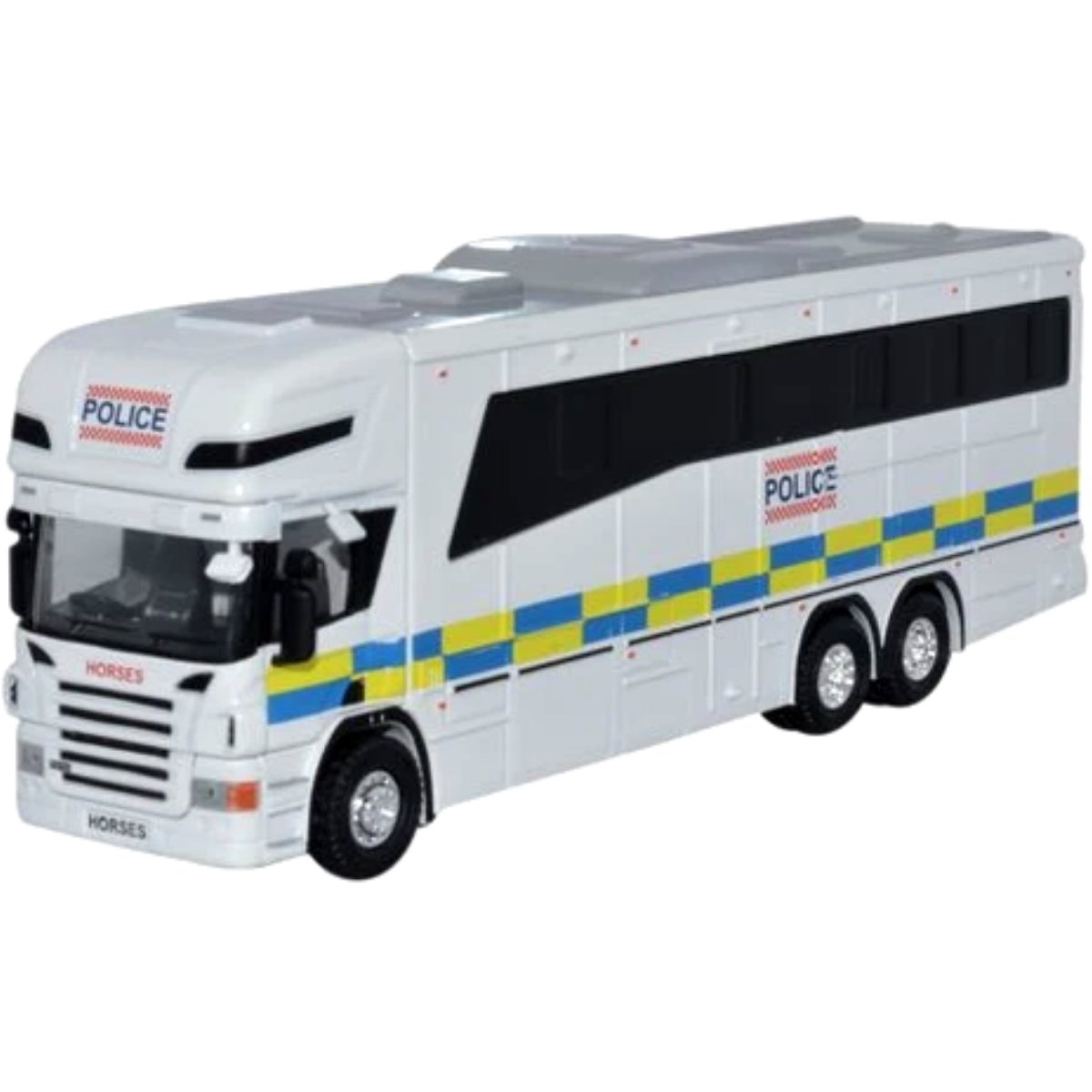 Oxford Diecast 76SCA02HB Scania Horsebox Police - Phillips Hobbies