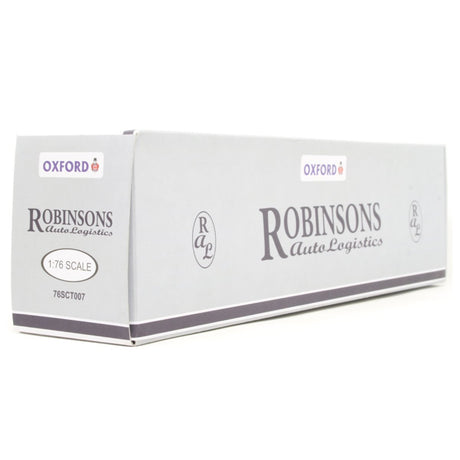 Oxford Diecast 76SCT007 Scania Car Transporter Robinsons Autologistics - Phillips Hobbies