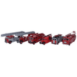 Oxford Diecast 76SET31 6 Piece Set 150 Years of London Fire Appliances - 1:76 Scale Models - Phillips Hobbies