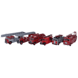 Oxford Diecast 76SET31 6 Piece Set 150 Years of London Fire Appliances - 1:76 Scale Models - Phillips Hobbies