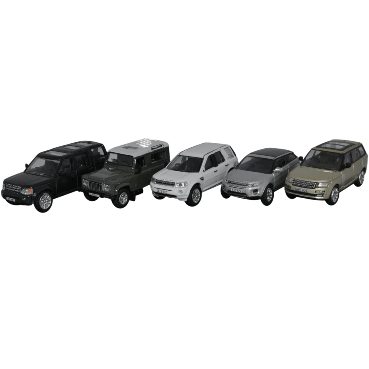 Oxford Diecast 76SET44 5 Piece Land Rover Set - 1:76 Scale Models - Phillips Hobbies