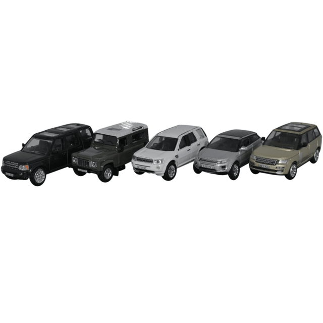 Oxford Diecast 76SET44 5 Piece Land Rover Set - 1:76 Scale Models - Phillips Hobbies