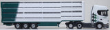 Oxford Diecast 76SNG006 Scania S Series Livestock Trailer A W Jenkinson - 1:76 Scale - Phillips Hobbies
