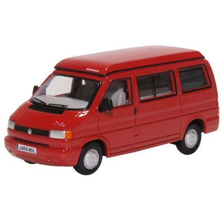 Oxford Diecast 76T4001 VW T4 Westfalia Camper Paprika Red - Phillips Hobbies