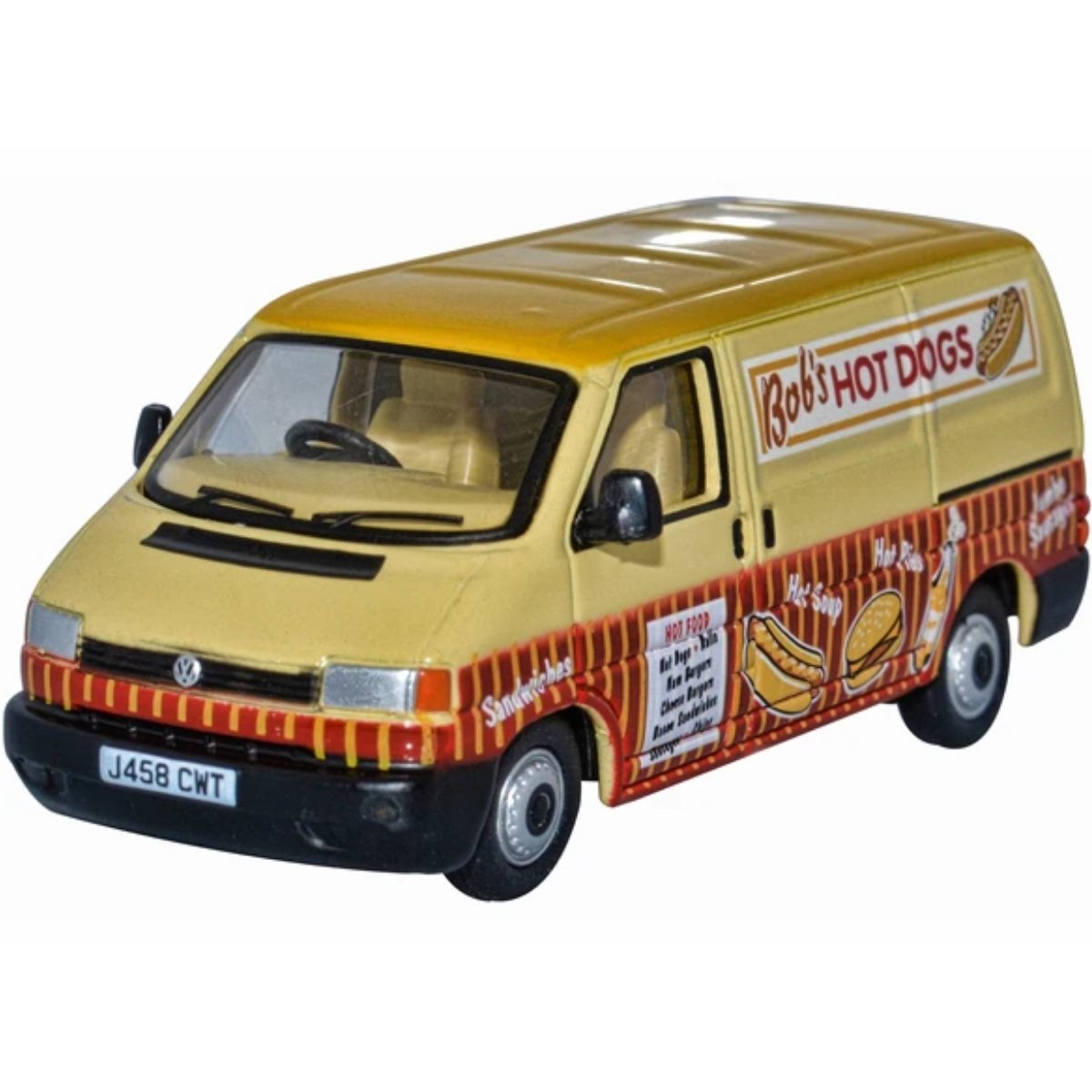 Oxford Diecast 76T4007 Bobs Hot Dogs VW T4 Van - Phillips Hobbies