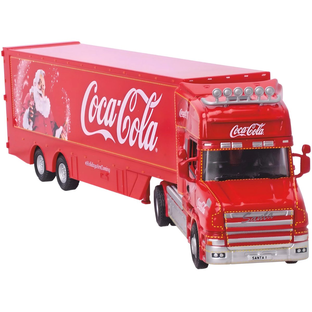 Oxford Diecast 76TCAB004CC Coca Cola T Cab Box Trailer Christmas