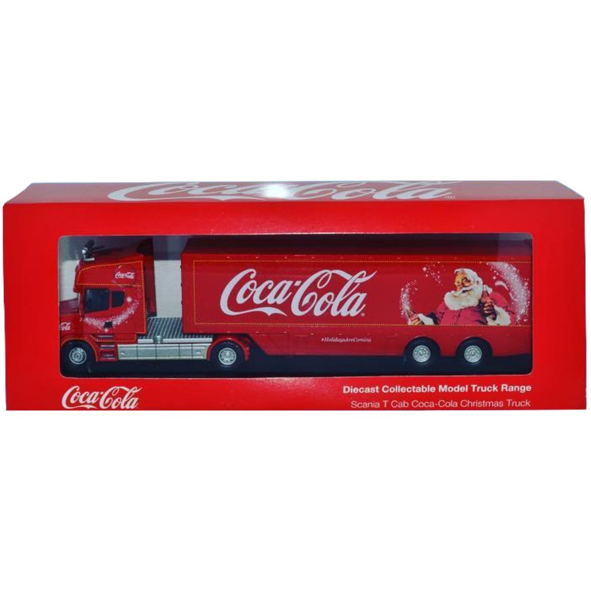 Oxford Diecast 76TCAB004CC Coca Cola T Cab Box Trailer Christmas