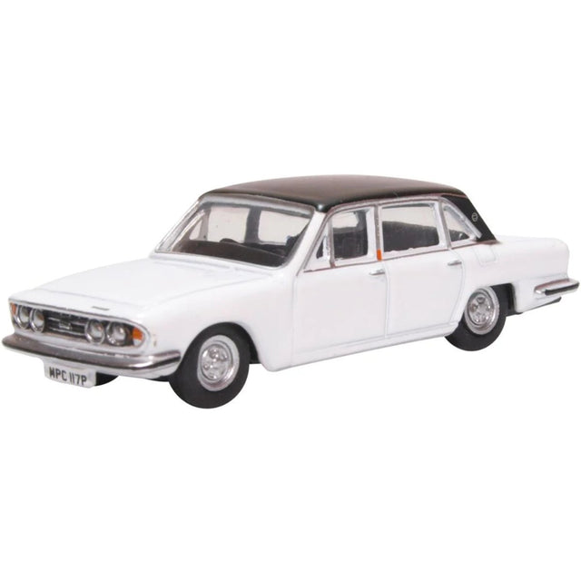 Oxford Diecast 76TP007 Triumph 2500 Sebring White - Phillips Hobbies