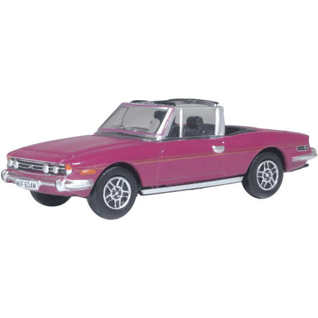 Oxford Diecast 76TS005 Triumph Stag Magenta - 1:76 Scale - Phillips Hobbies