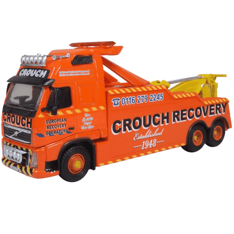 Oxford Diecast 76VOL09REC Volvo Boniface Crouch Recovery Truck - 1:76 Scale Model - Phillips Hobbies