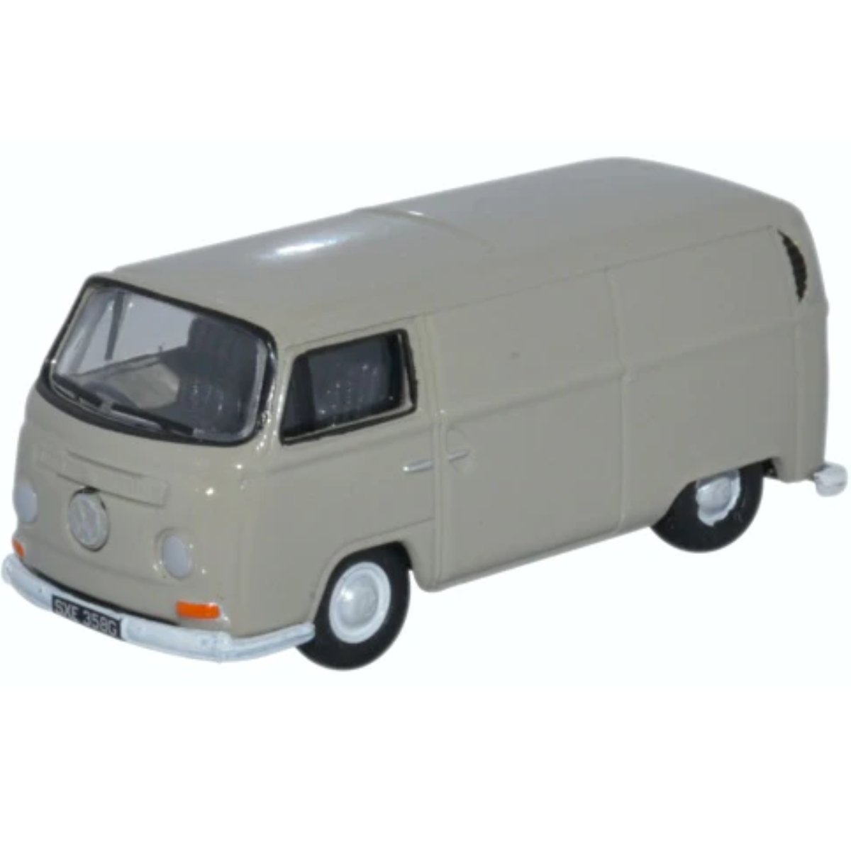 Oxford Diecast 76VW026 VW Bay Window Van Light Grey - Phillips Hobbies