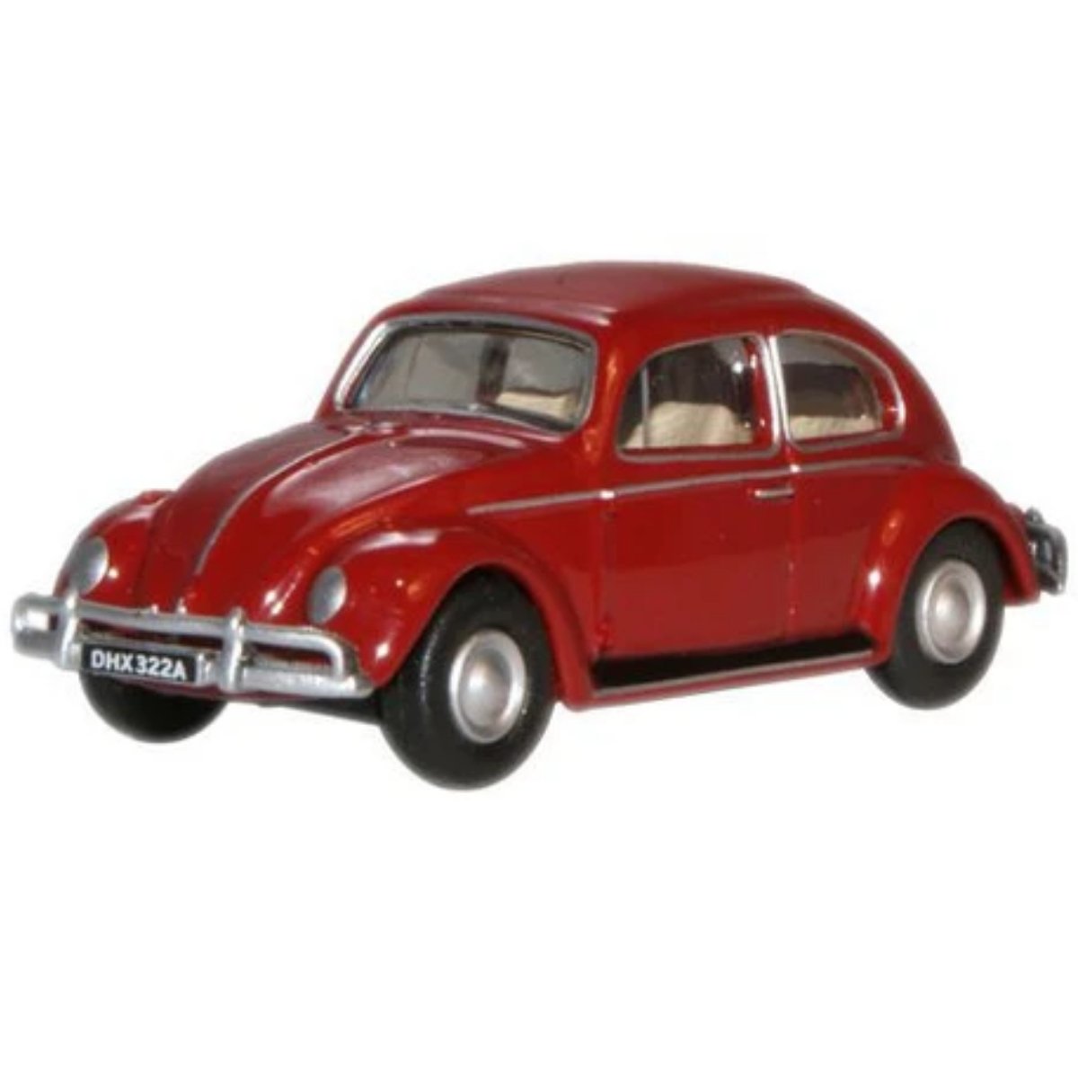 Oxford Diecast 76VWB002 Ruby Red VW Beetle - Phillips Hobbies