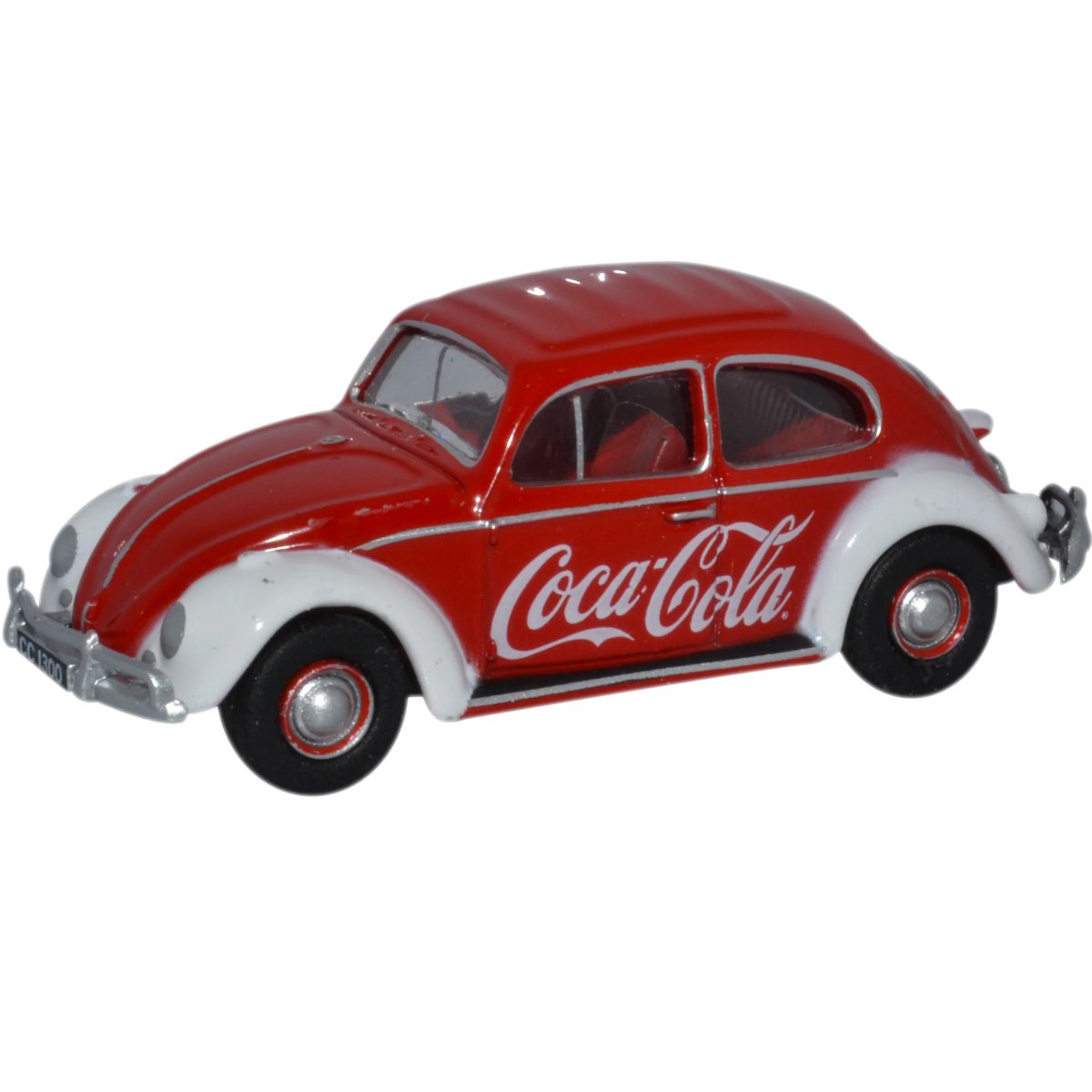 Oxford Diecast 76VWB009CC Volkswagen Beetle Coca Cola - Phillips Hobbies