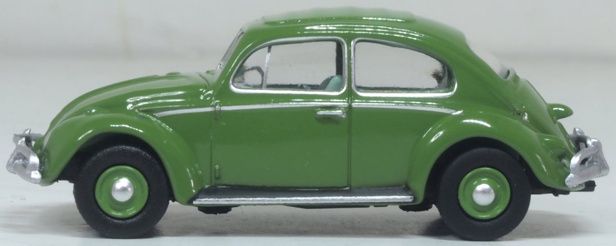 Oxford Diecast 76VWB013 VW Beetle Rush Green - 1:76 Scale - Phillips Hobbies
