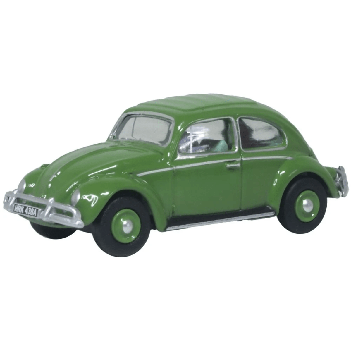 Oxford Diecast 76VWB013 VW Beetle Rush Green - 1:76 Scale - Phillips Hobbies