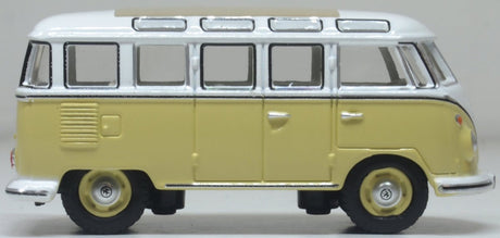 Oxford Diecast 76VWS014 VW T1 Split Screen Samba Bus Yellow/White - 1:76 Scale - Phillips Hobbies