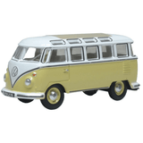 Oxford Diecast 76VWS014 VW T1 Split Screen Samba Bus Yellow/White - 1:76 Scale - Phillips Hobbies