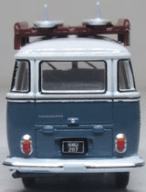 Oxford Diecast 76VWS016 VW T1 Samba Bus/surfboards Gulf Blue/White - 1:76 Scale - Phillips Hobbies