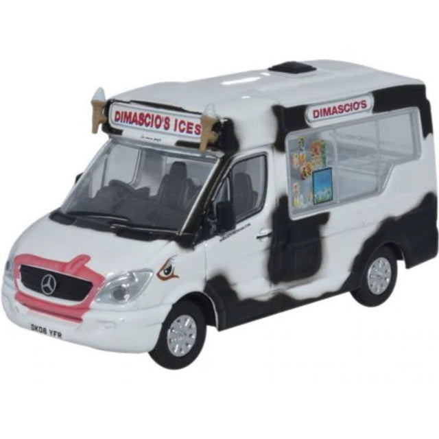 Oxford Diecast 76WM004 Whitby Mondial Van Dimascio's Ice Cream - Phillips Hobbies