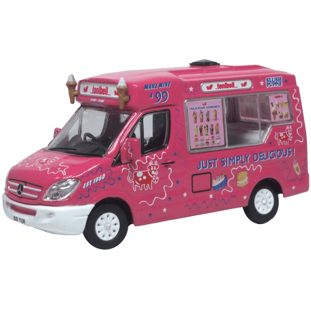 Oxford Diecast 76WM009 Whitby Mondial Ice Cream Van Tonibell - 1:76 Scale - Phillips Hobbies