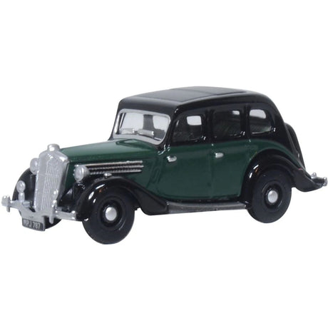Oxford Diecast 76WO006 Wolseley 18/85 Green/Black - Phillips Hobbies