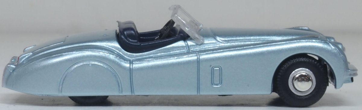Oxford Diecast 76XK120007 Jaguar XK120 Pastel Blue - 1:76 Scale - Phillips Hobbies