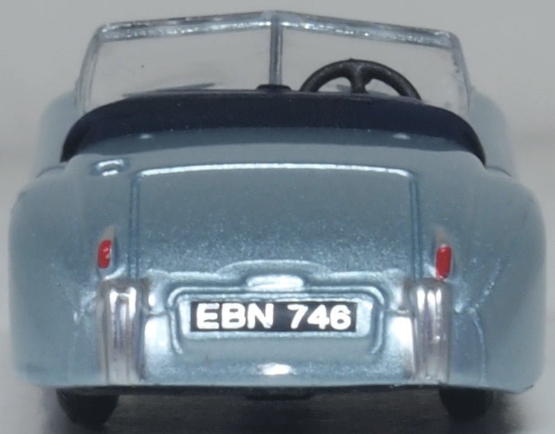Oxford Diecast 76XK120007 Jaguar XK120 Pastel Blue - 1:76 Scale - Phillips Hobbies