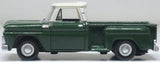 Oxford Diecast 87CP65008 1965 Chevrolet Stepside Pickup Dark Green/Ivory - 1:87 Scale - Phillips Hobbies