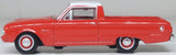 Oxford Diecast 87FA60001 1960 Ford Falcon Ranchero Monte Carlo Red/Corinthian White - 1:87 Scale - Phillips Hobbies