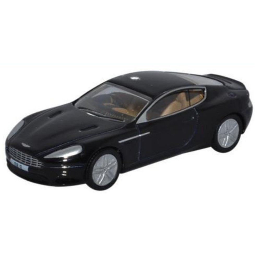Oxford Diecast Aston Martin DB9 Coupe Onyx Black - Phillips Hobbies