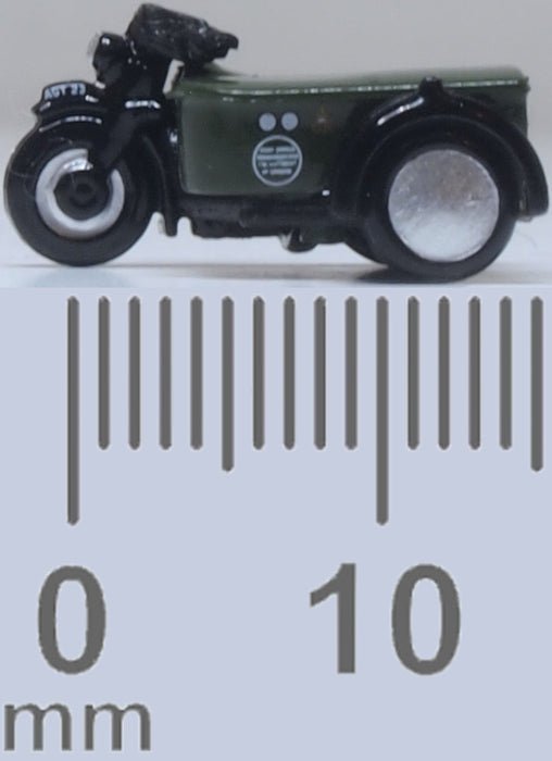 Oxford Diecast NBSA004 Motorcycle and Sidecar Post Office Telephones - 1:148 N Scale - Phillips Hobbies