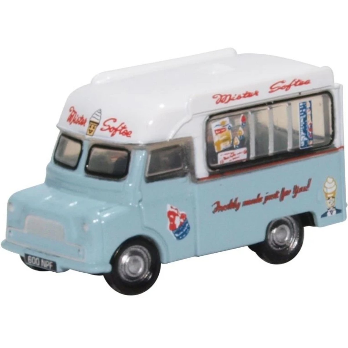 Oxford Diecast NCA021 Bedford CA Ice Cream Van Mr Softee - Phillips Hobbies