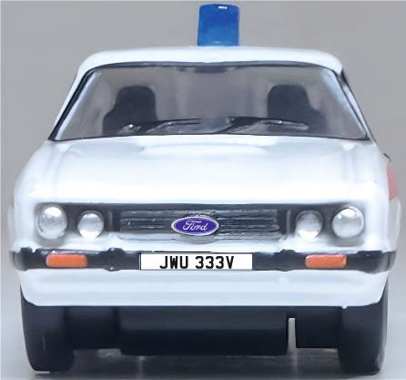 Oxford Diecast NCAP007 Ford Capri MkIII Merseyside Police - 1:148 Scale - Phillips Hobbies