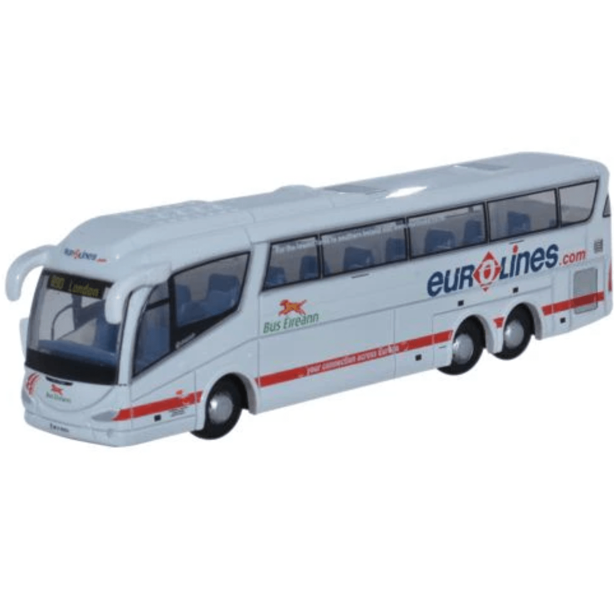 Oxford Diecast NIRZ001 Scania Irizar Bus Eireann/Eurolines - N Scale - Phillips Hobbies