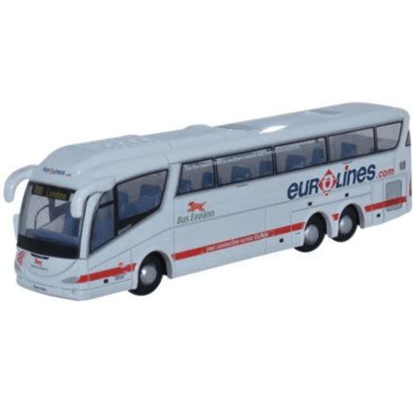Oxford Diecast NIRZ001 Scania Irizar Bus Eireann/Eurolines - N Scale - Phillips Hobbies