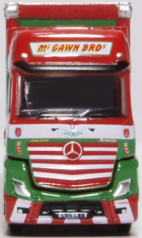 Oxford Diecast NMB007 Mercedes Actros Curtainside McGawn Bros - Phillips Hobbies