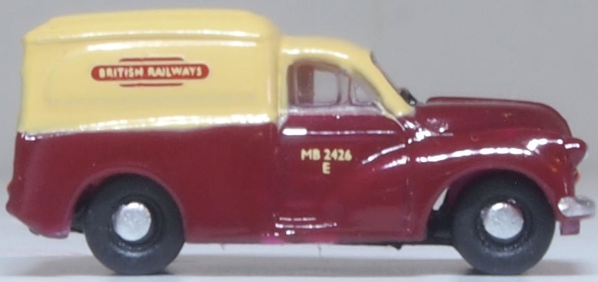 Oxford Diecast NMM059 Morris 1000 British Railways - 1:148 Scale - Phillips Hobbies