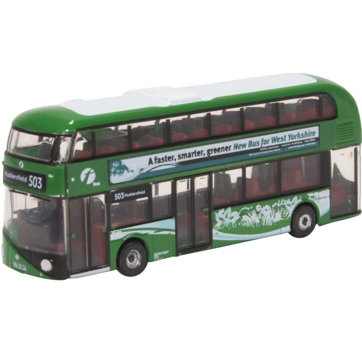 Oxford Diecast NNR007 New Routemaster First West Yorkshire - Phillips Hobbies