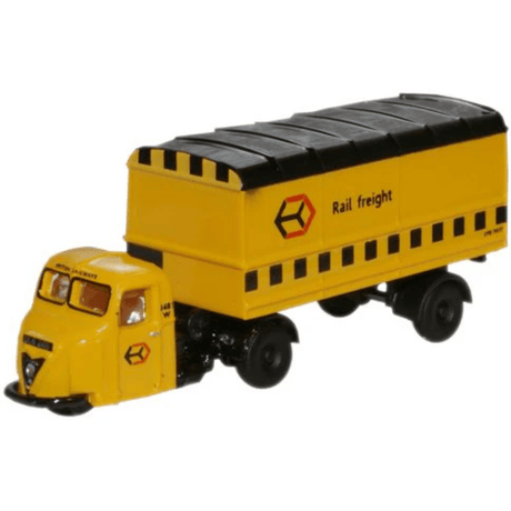 Oxford Diecast NRAB009 Railfreight Scammell Scarab Van Trailer - N Scale - Phillips Hobbies