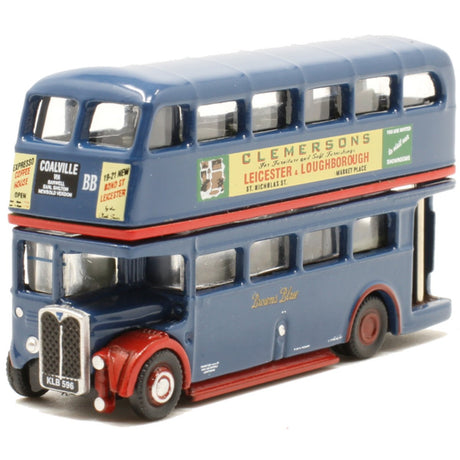 Oxford Diecast NRT007 RT Bus Browns Blue - Phillips Hobbies