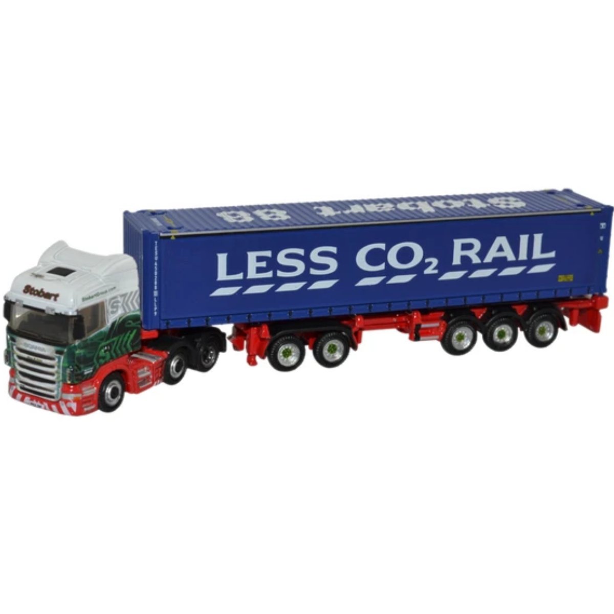 Oxford Diecast NSHL01CT Scania D-Tec Combitrailer Container Eddie Stobart - Phillips Hobbies