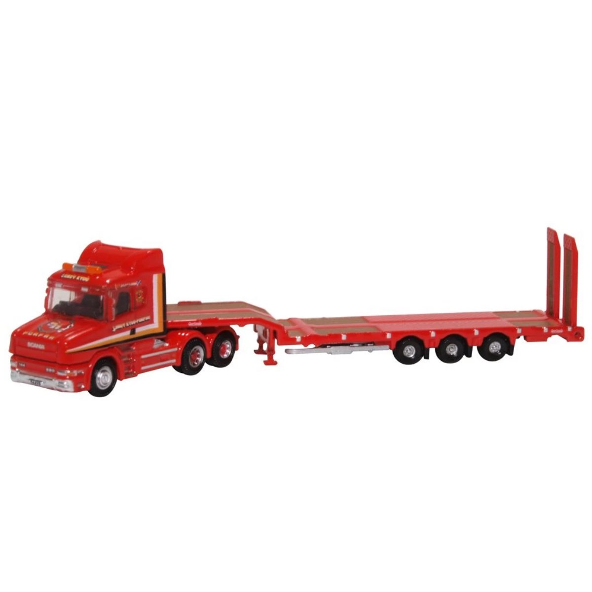 Oxford Diecast NTCAB006 Scania T Cab Semi Low Loader - Sandy Kydd - Phillips Hobbies