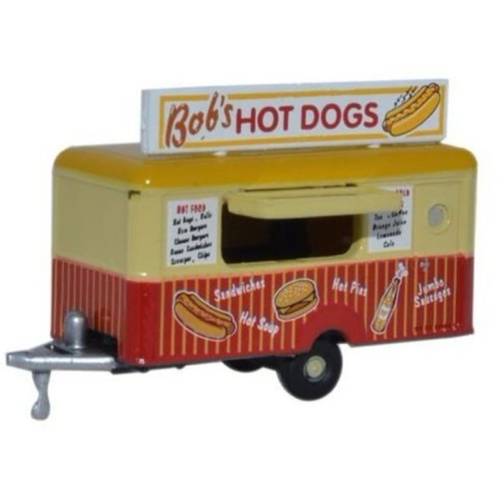 Oxford Diecast NTRAIL001 Mobile Trailer Bobs Hot Dogs - Phillips Hobbies